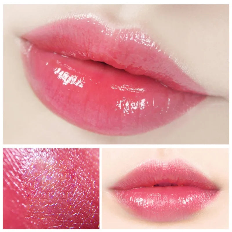 Povei Aloe Vera Lip Gloss: Moisturizing Color-changing Lipstick for Long-lasting Lips Care