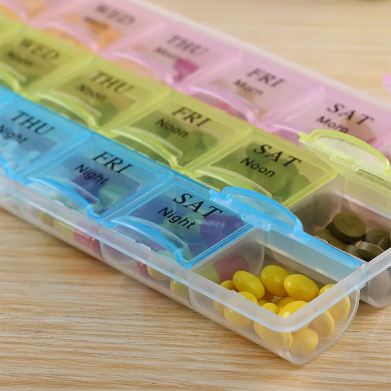 Povei Candy & Pill Dispensers: 7-Day Medication Storage Boxes & Containers