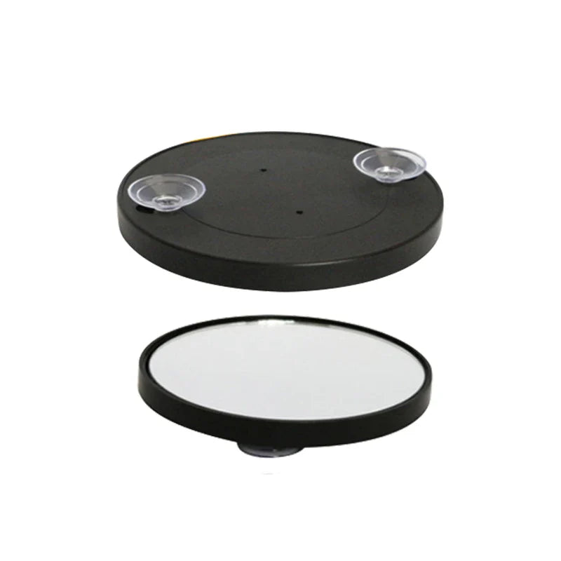 Povei 30x Magnifying Makeup Mirror with Suction Cups, Round Beauty Tool for Flawless Makeup