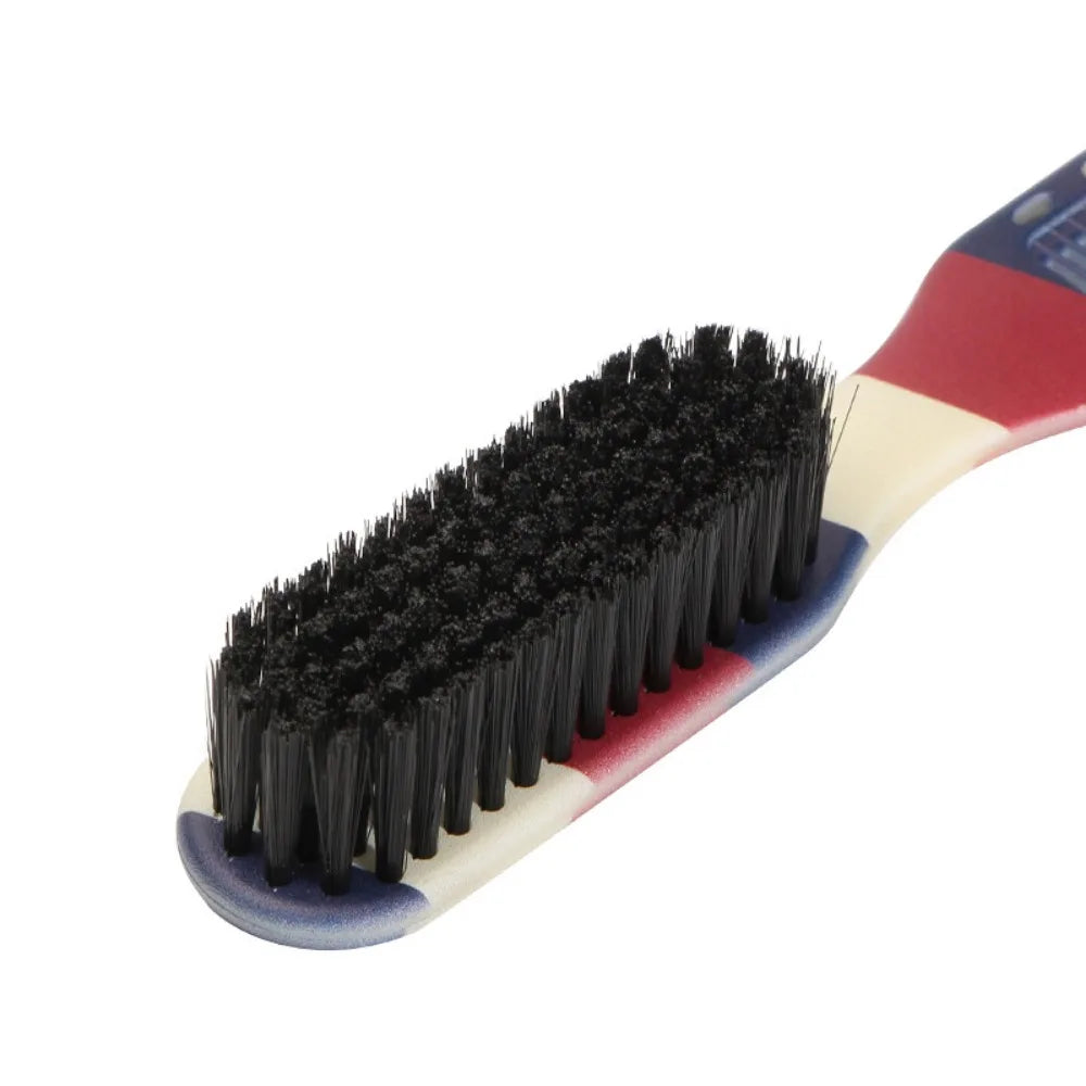 Povei Small Beard Styling Brush for Professional Shaving and Grooming