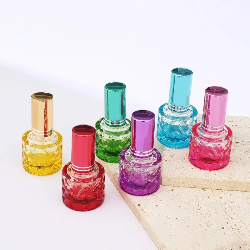 Povei 10ml Colored Glass Perfume Spray Bottle Portable Travel Atomizer