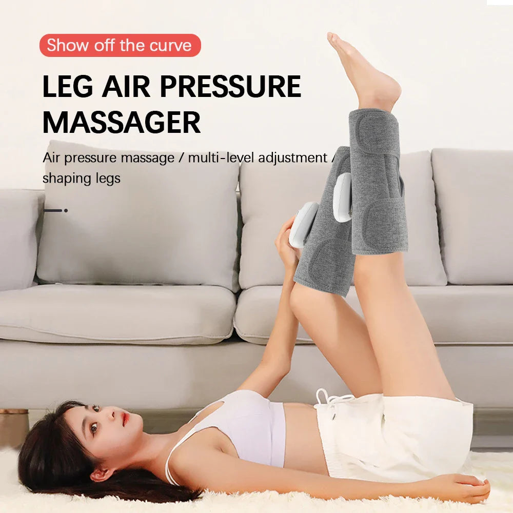 Povei Electric 360° Pressotherapy Massager for Legs, Calves, Arms, and Feet