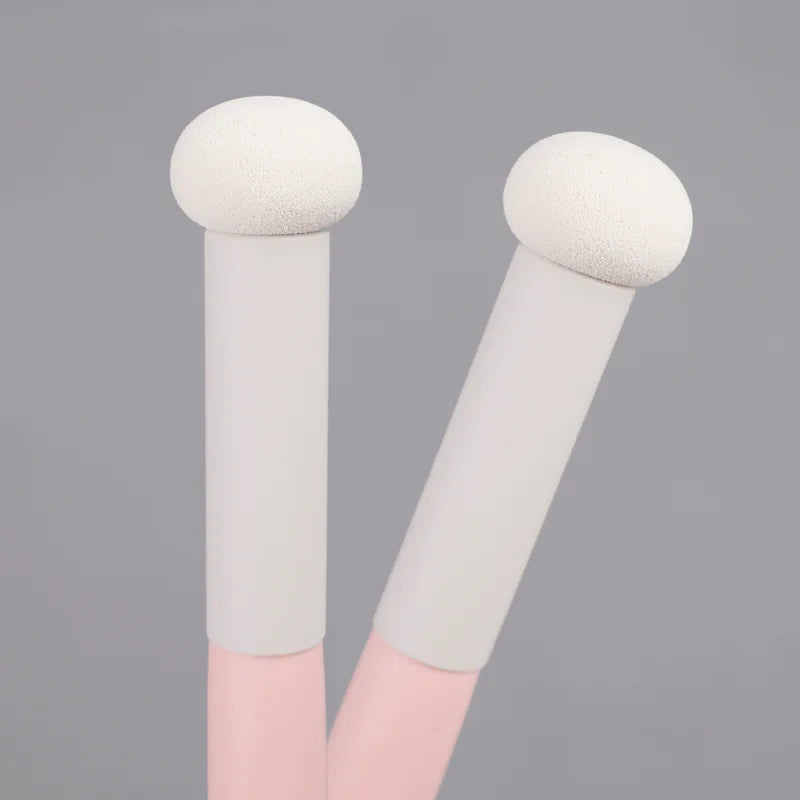 Povei Concealer Brush with Mushroom Sponge Head for Flawless Face Makeup