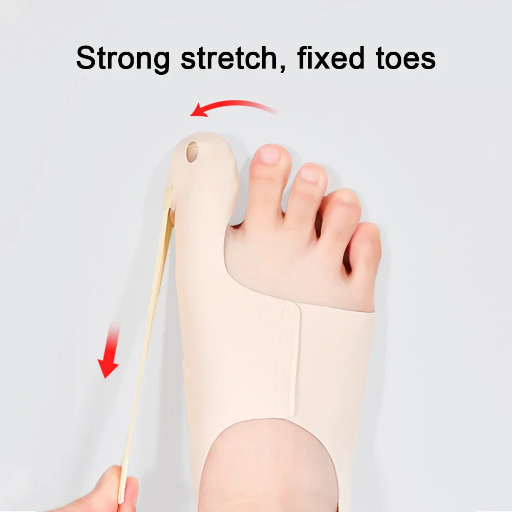 Povei Bunion Corrector Toe Straightener Tension Brace Separator Orthopedic Pedicure Tool