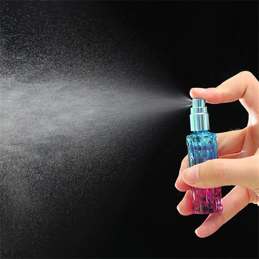 Povei Color Gradient Glass Perfume Atomizer Spray Bottle - 15ml