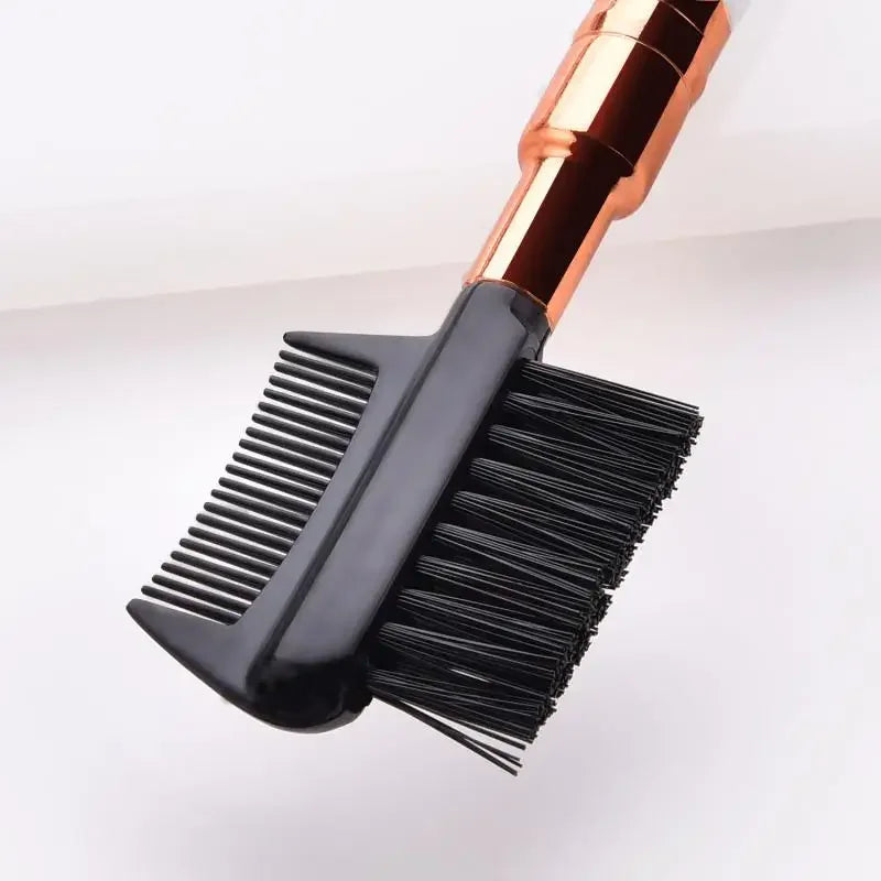 Povei Dual-End Eyebrow Brush & Comb Makeup Tool