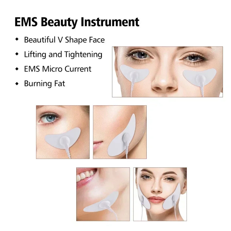 Povei V-Facial Muscle Stimulator EMS Massager for V-Shaped Beauty