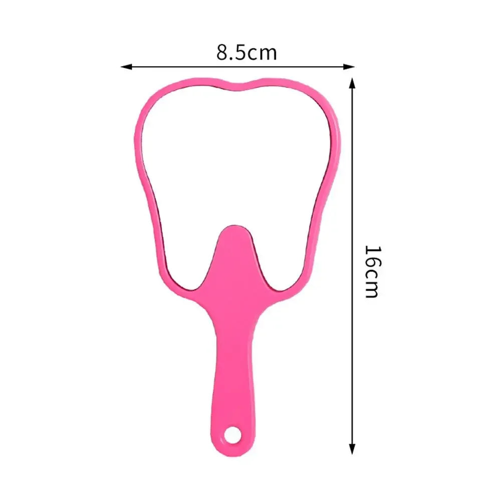 Povei Dental Handheld Mirror for High Definition Makeup, Cute Design with Handle