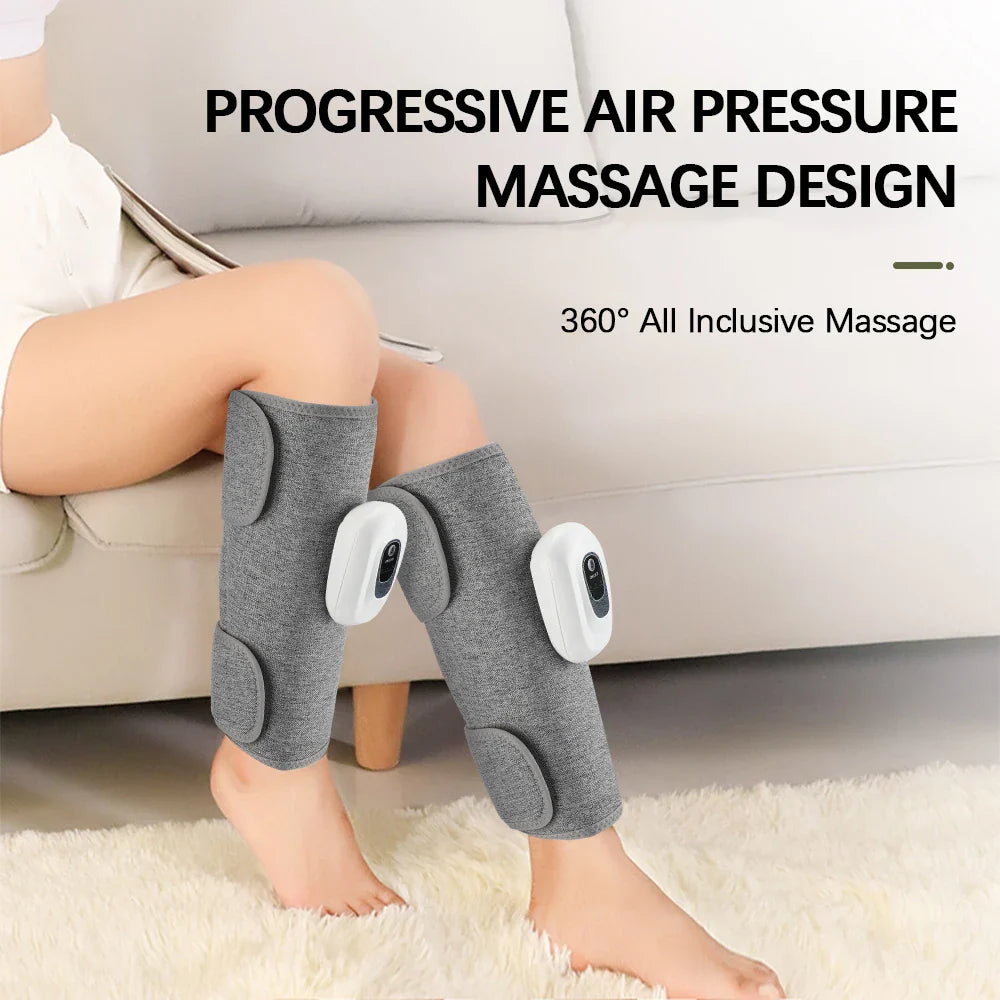 Povei Electric 360° Pressotherapy Massager for Legs, Calves, Arms, and Feet