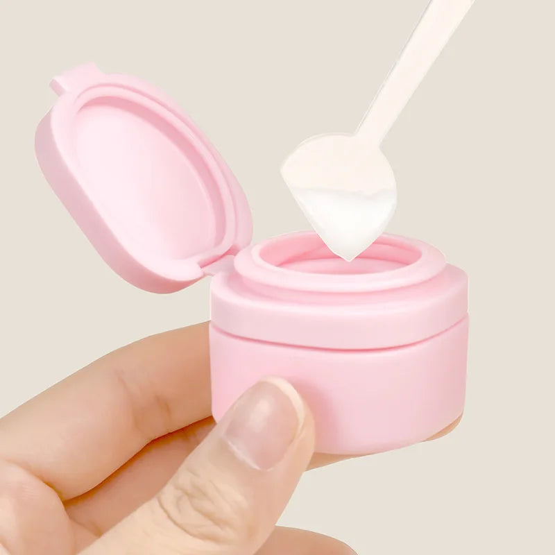 5pcs Soft Touch Cream Travel Dispenser Set by Povei