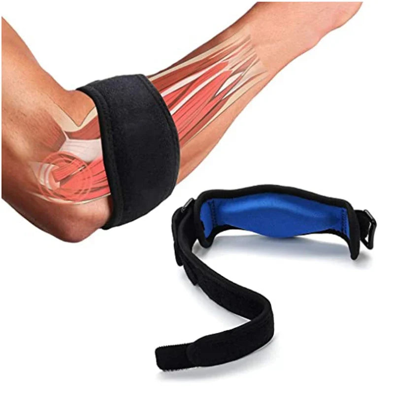 2 Pack Povei Tennis Elbow Brace with Compression Pad for Tendonitis & Golfers Elbow