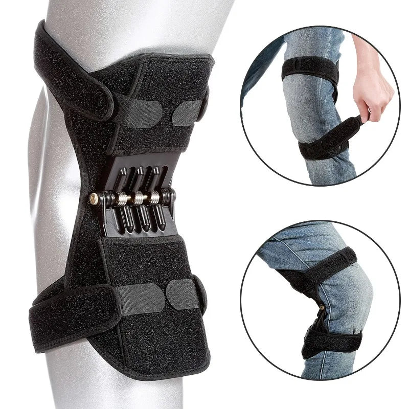 Povei Knee Booster Support Brace for Joint Stabilization & Leg Strengthening