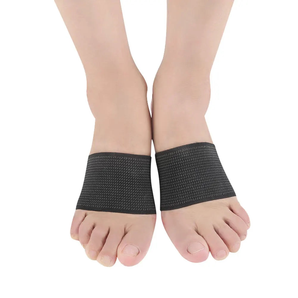 Povei Copper Arch Support Sleeves for Plantar Fasciitis & Foot Pain