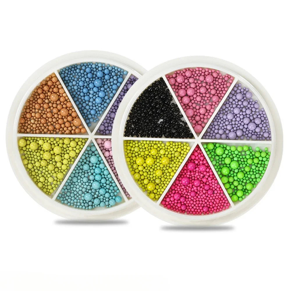 Povei Steel Caviar Beads 3D Nail Art Jewelry Manicure Tool DIY Decoration