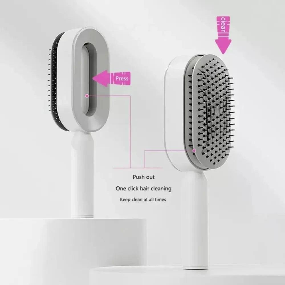 Povei Air Cushion Massage Hair Brush Detangling Styling Tools