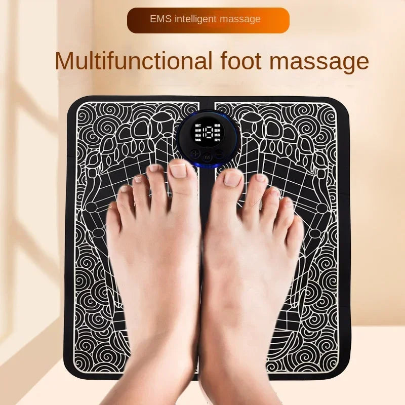 Povei EMS Foot Massage Pad | Acupoint Stimulation | Improve Circulation & Relieve Pain