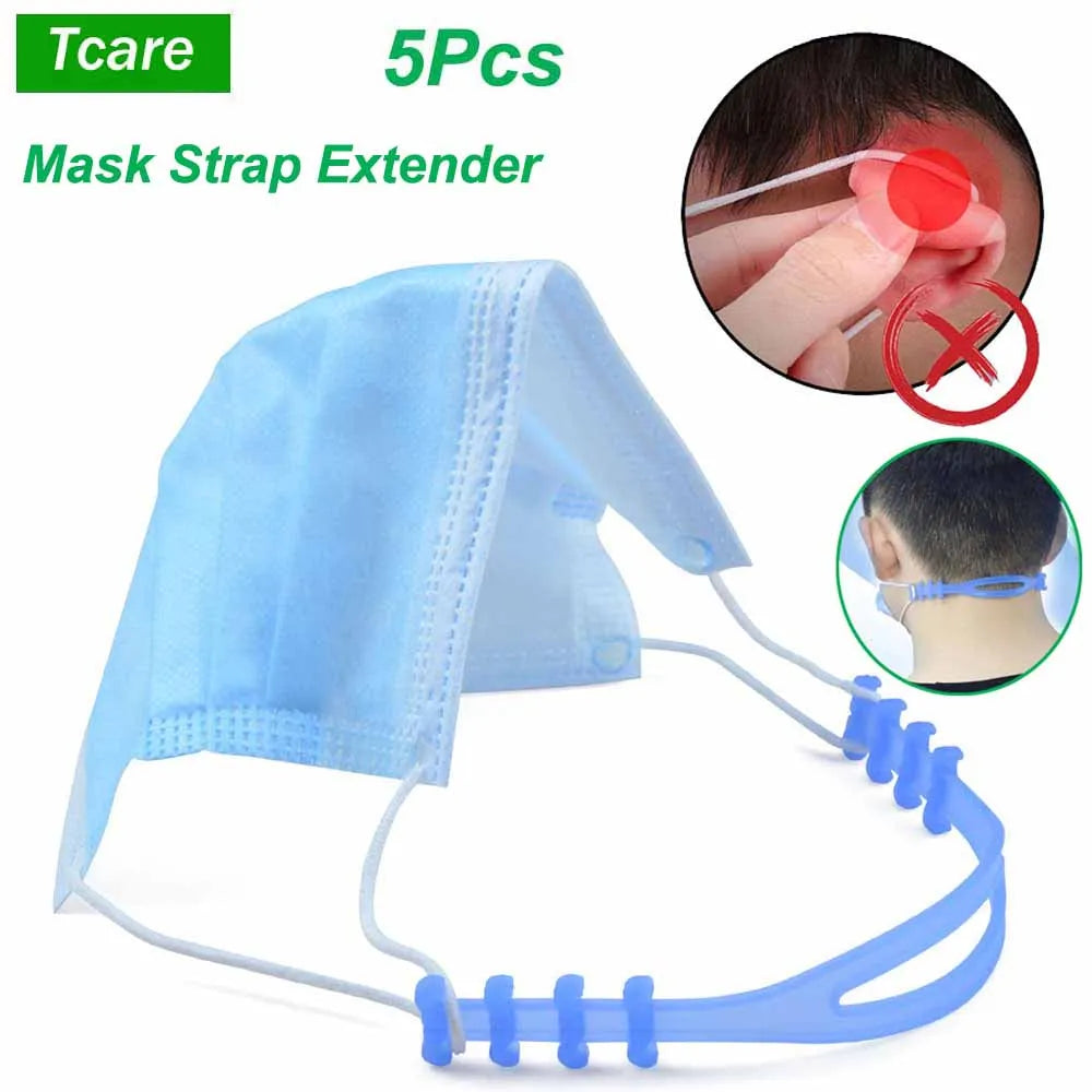 Povei Care Mask Strap Extender Ear Pain Relief Hook, No-Tightening Holder