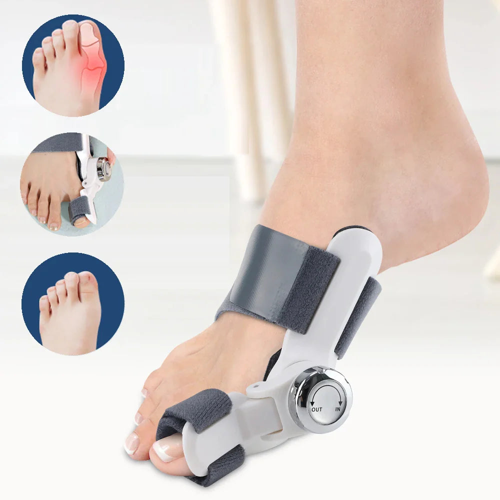 Povei Big Bone Toe Bunion Splint Straightener for Hallux Valgus Care