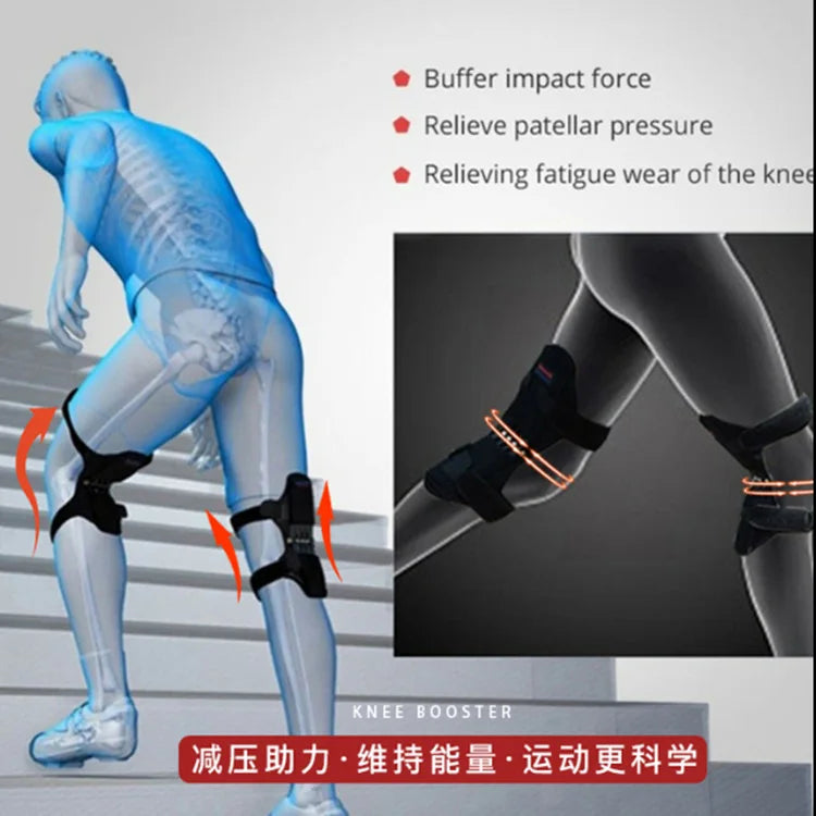 Povei Knee Support Pads with Powerful Rebound Spring Force