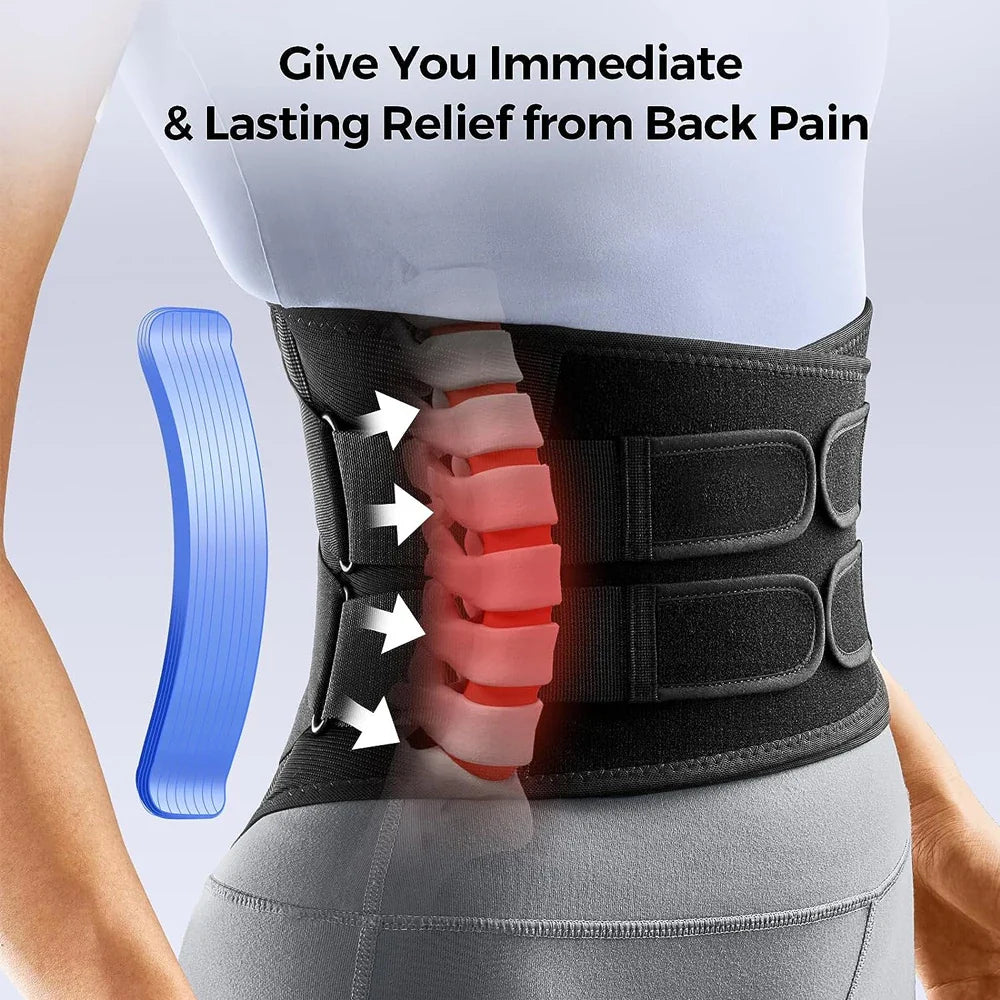 Lower Back Pain Relief Support Brace by Povei