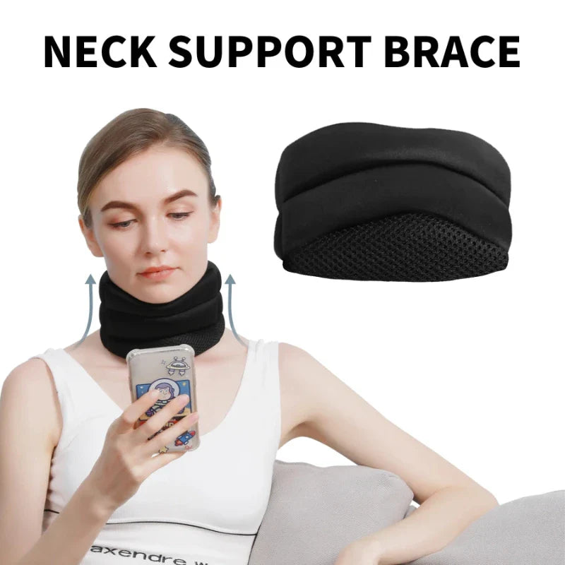 Povei Neck Support Cervical Brace for Cervical Pain Relief and Comfort