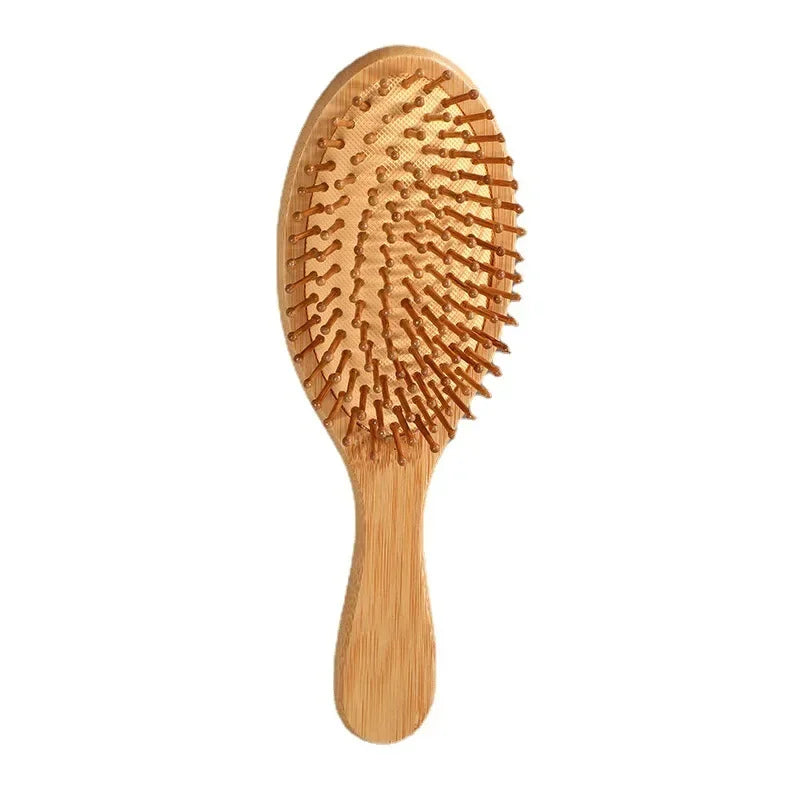 Povei Bamboo Air Cushion Hair Loss Massage Brush Hairbrush Comb