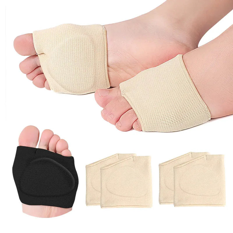 Povei Metatarsal Gel Pads - Half Toe Bunion Cushion for Forefoot Comfort