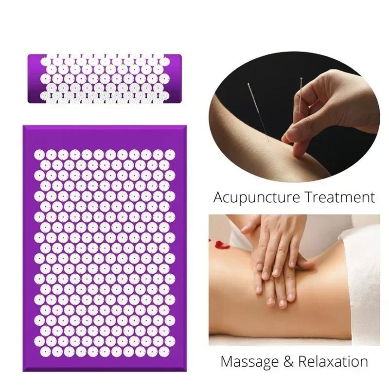 Acupressure Massage Set for Stress Relief and Muscle Relaxation by Povei