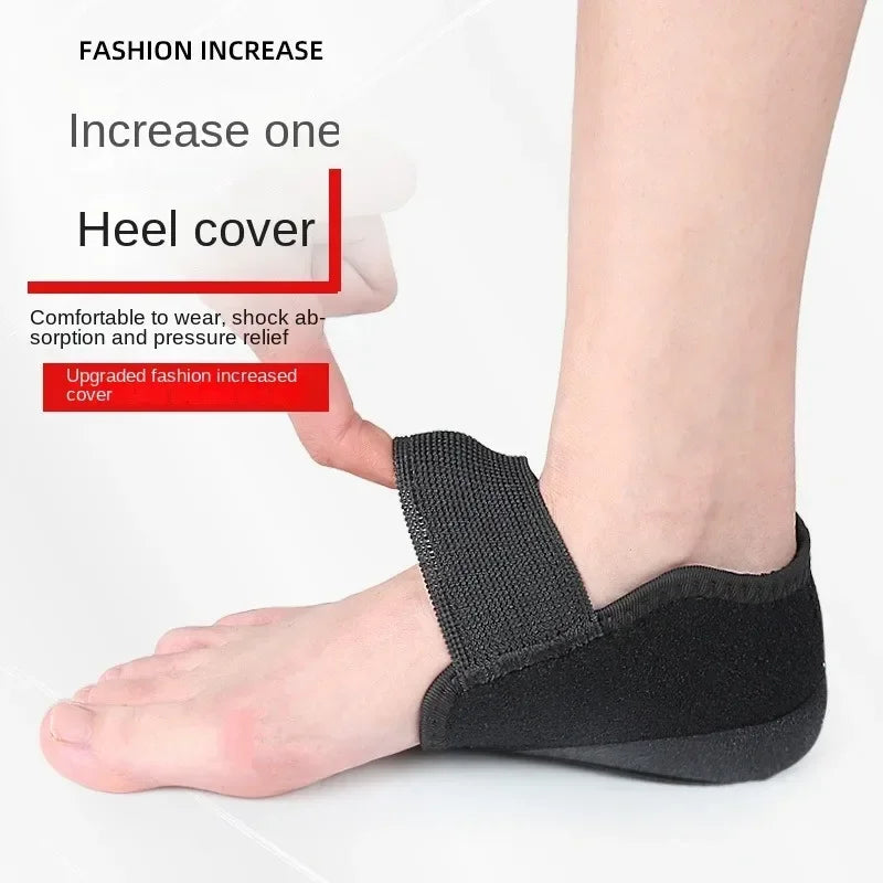 Povei Silicone Heel Cup Cushion for Plantar Fasciitis Spurs - Foot Care Inserts