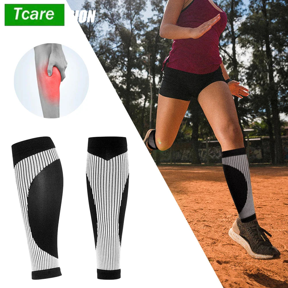 Povei Calf Compression Sleeve 20-30 MmHg for Shin Splints & Varicose Veins