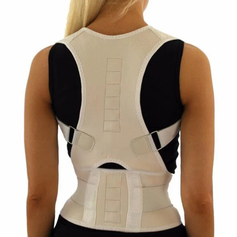 Adjustable Magnet Posture Corrector Back Brace Straightener by Povei