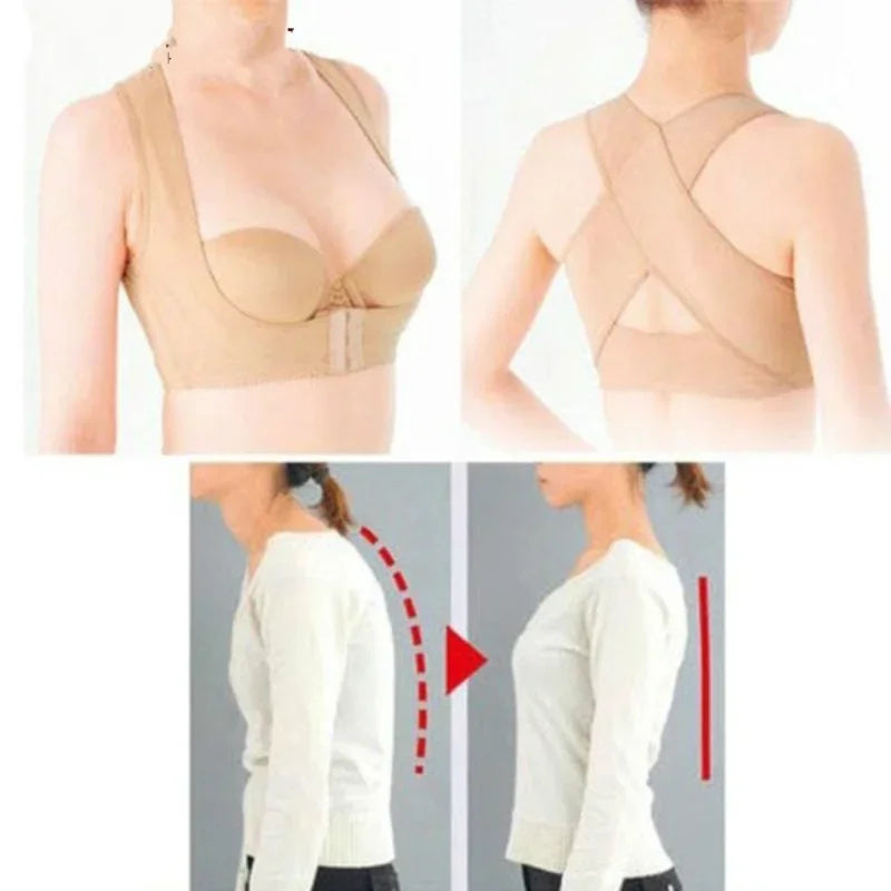 Povei Posture Corrector Brace for Women with Back Support and Shoulder Corset