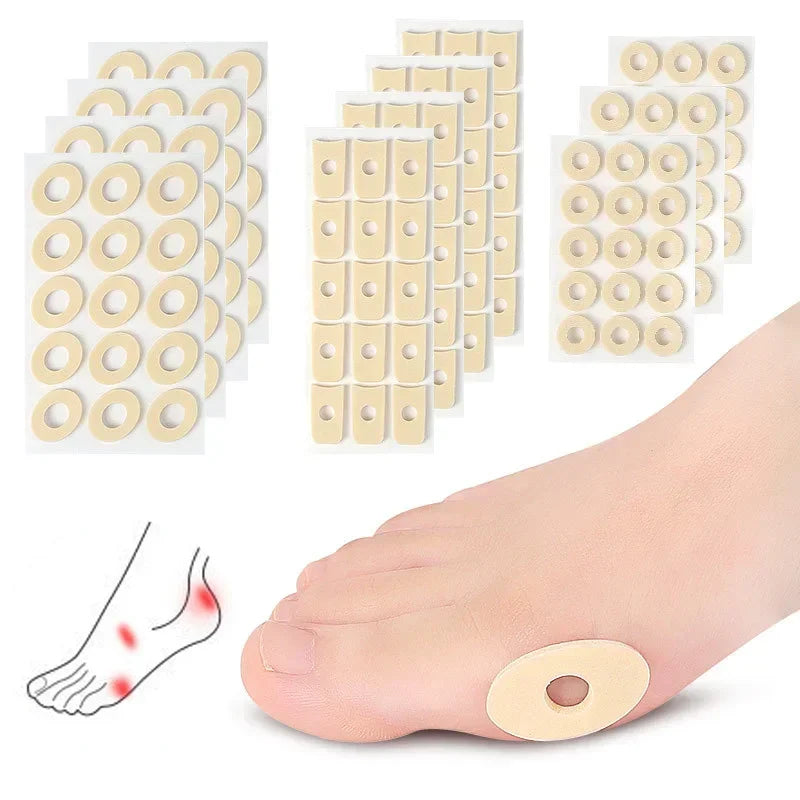 Povei Callus Cushions Heel Pad Foam Toe Corn Bunion Protectors