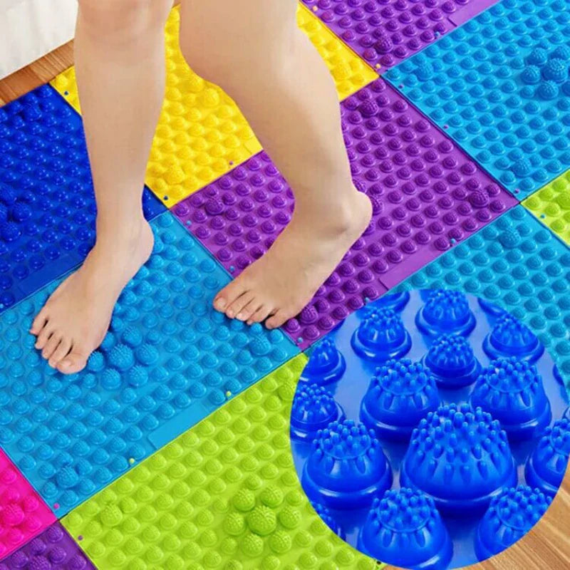 Povei Reflexology Foot Massage Spike Mat for Anti-stress and Blood Circulation