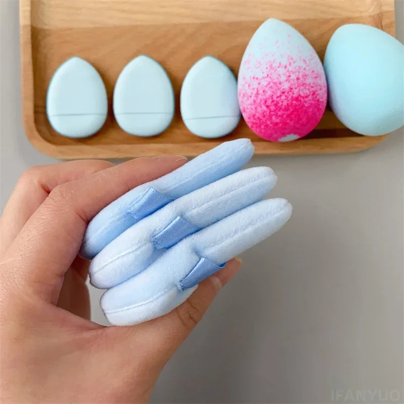 Povei Beauty Blender Set: 8 Pcs Egg-Shaped Makeup Sponges for Flawless Application