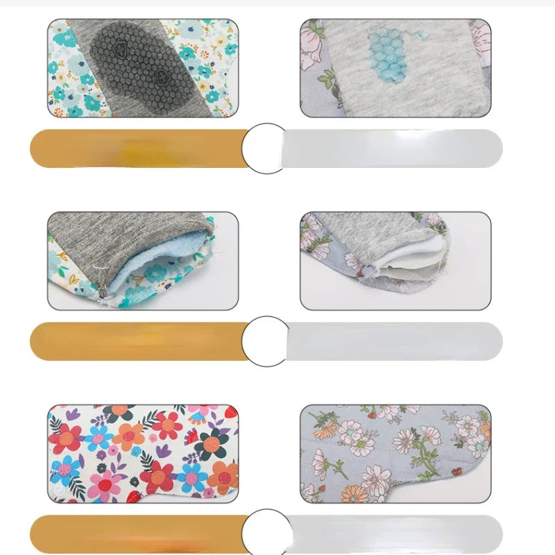 Povei Cotton Reusable Menstrual Pads 18x18cm Colored Washable Nursing Cloth Sanitary Napkin