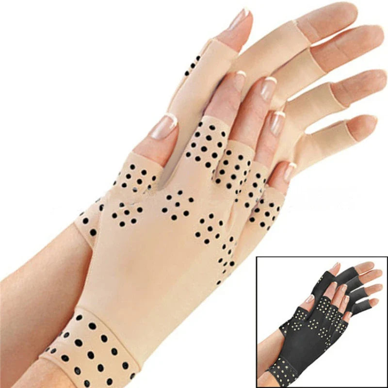 Povei Arthritis Relief Compression Gloves - Hand Pain Wrist Therapy & Support