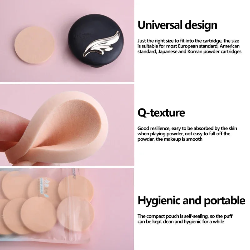 Povei Makeup Sponge Puffs Set for Flawless Foundation Blending