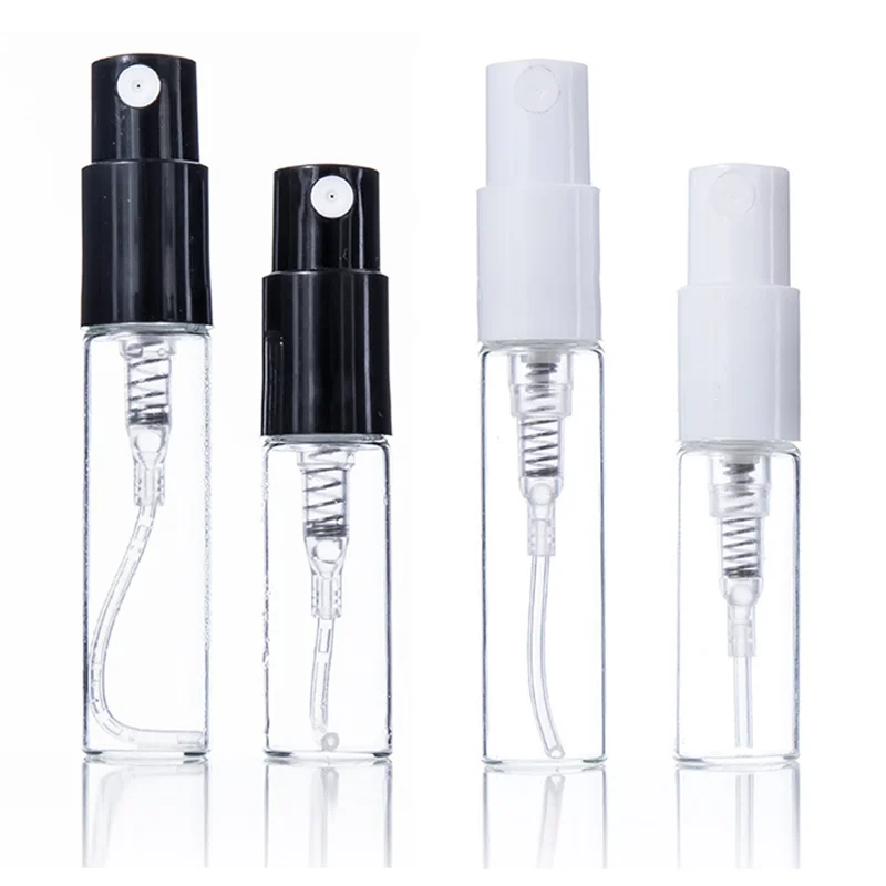 Povei Clear Mini Perfume Glass Bottle Set