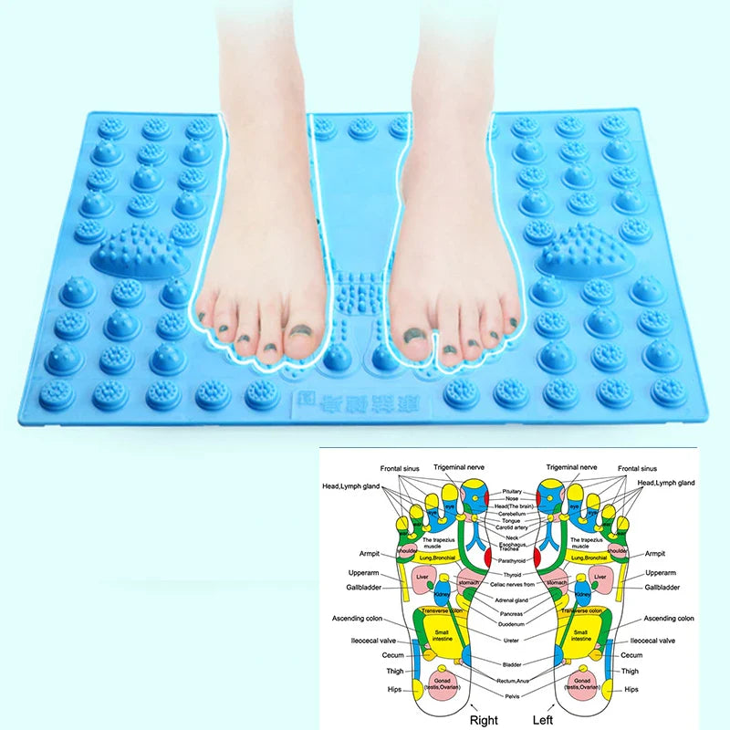 Povei Reflexology Foot Massage Pad for Toe Pressure and Blood Circulation