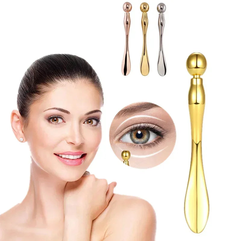 Povei Eye Massage Stick Cream Spoon for Wrinkles and Dark Circles