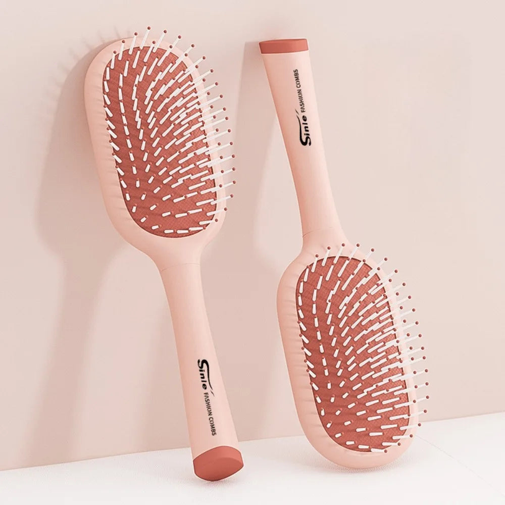 Povei Air Cushion Scalp Massage Detangling Hair Brush for Wet Curly Hair