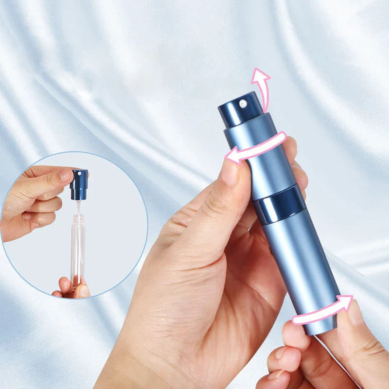 Povei 8ml Glass Spray Bottle for Perfume Refillable Atomizer Travel Container