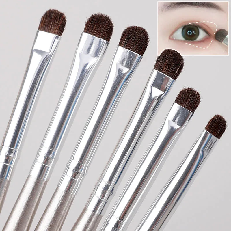 Povei Detail Eyeshadow Brush Soft Horsehair Makeup Tool