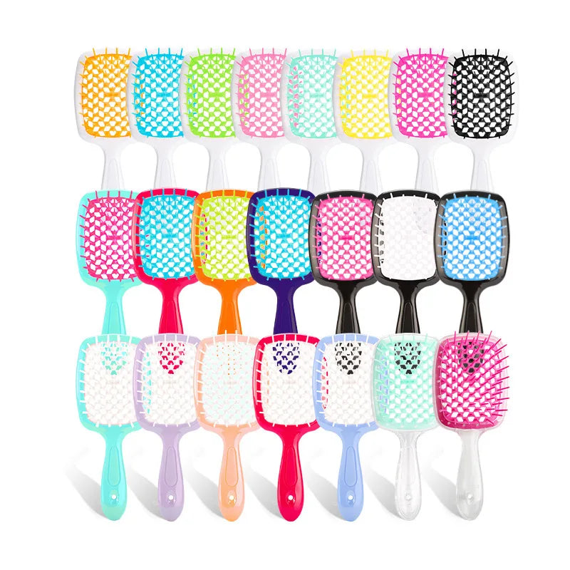 Povei Air Cushion Hairbrush Comb for Women - Anti-Static Massage Styling Tool