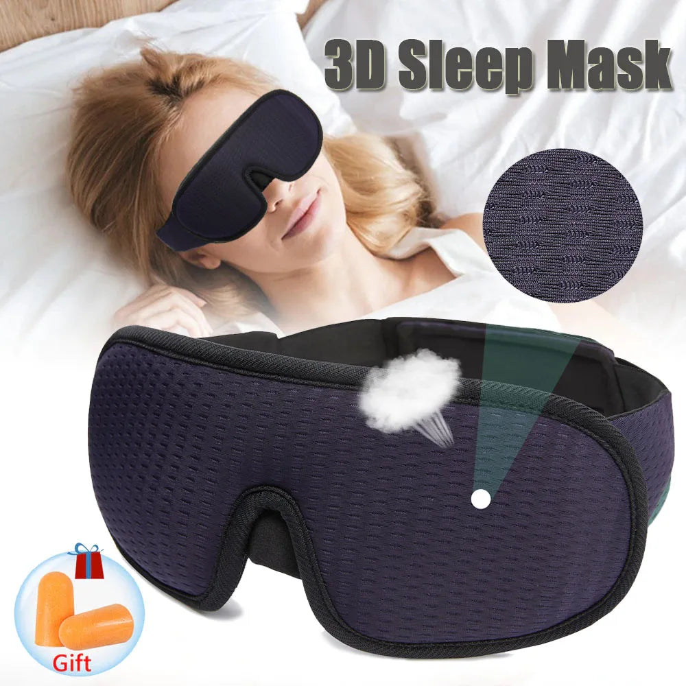 Povei 3D Sleep Mask Eyemask & Eyeshade for Better Sleep Quality