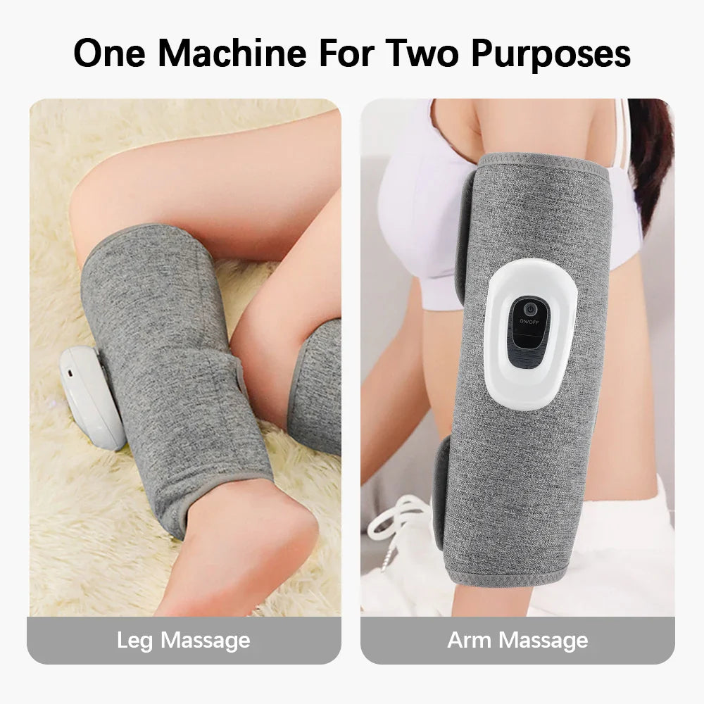 Povei Electric 360° Pressotherapy Massager for Legs, Calves, Arms, and Feet