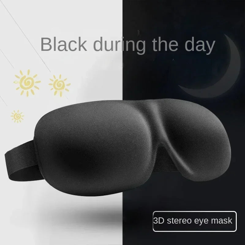 Povei 3D Sleep Mask for Natural Sleeping, Eye Cover Men Women, Soft Blindfold