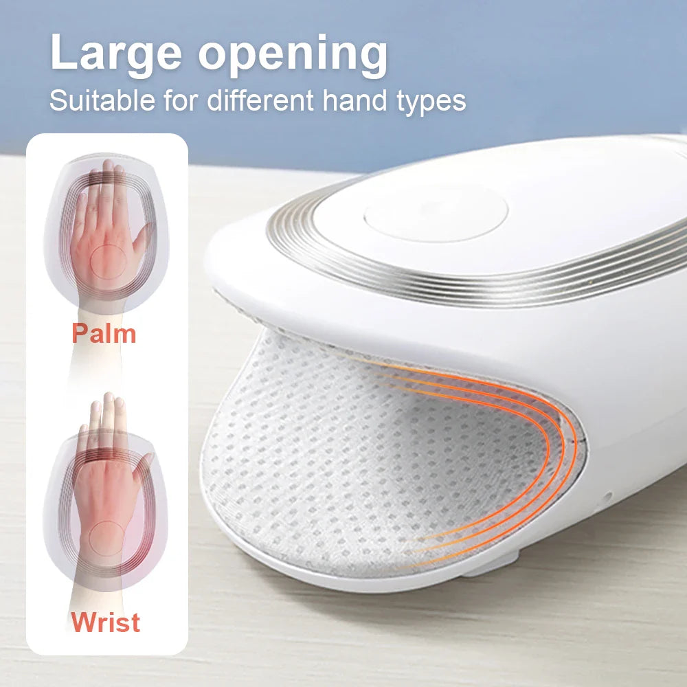 Povei Electric Hand Massager with Air Compression and Hot Compress