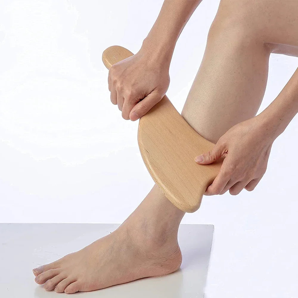 Povei Wood Therapy Massage Tools for Anti Cellulite & Muscle Pain Relief